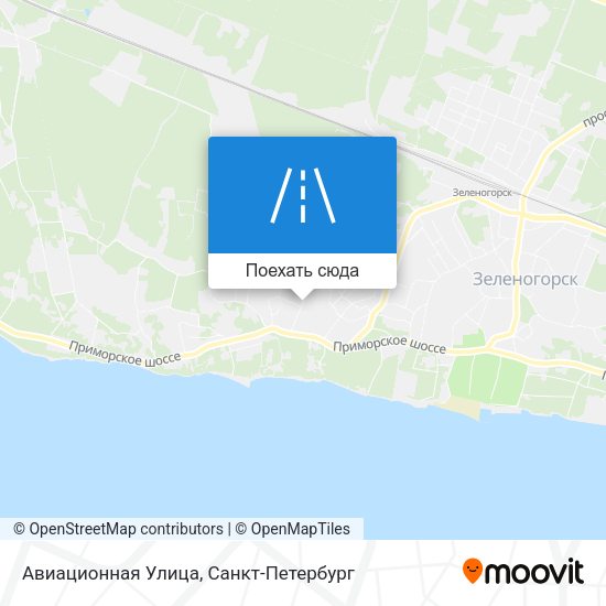 Карта Авиационная Улица
