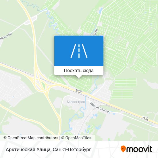 Карта Арктическая Улица