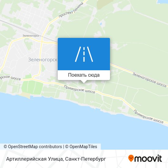 Карта Артиллерийская Улица
