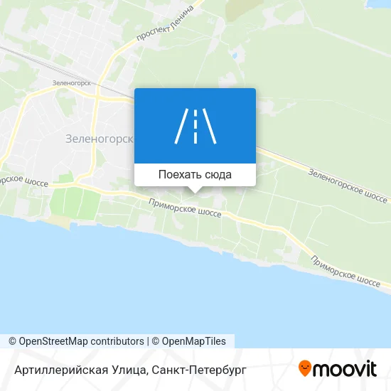 Карта Артиллерийская Улица