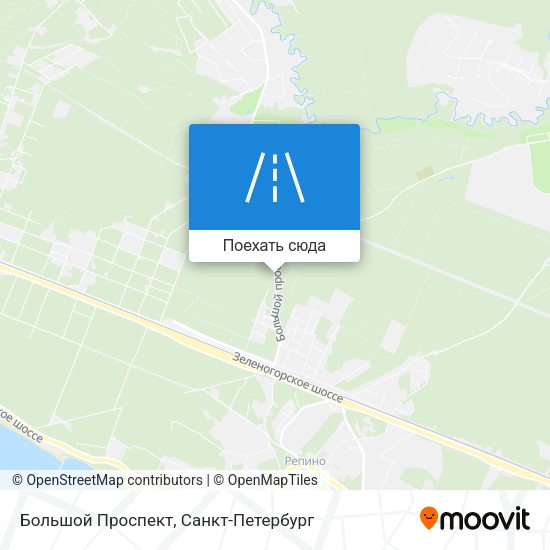 Карта Большой Проспект