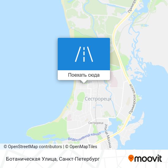 Карта Ботаническая Улица