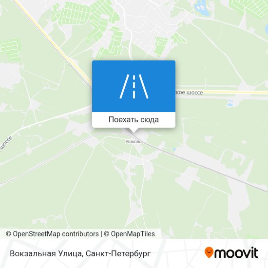 Карта Вокзальная Улица