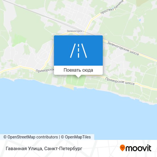 Карта Гаванная Улица