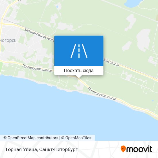 Карта Горная Улица