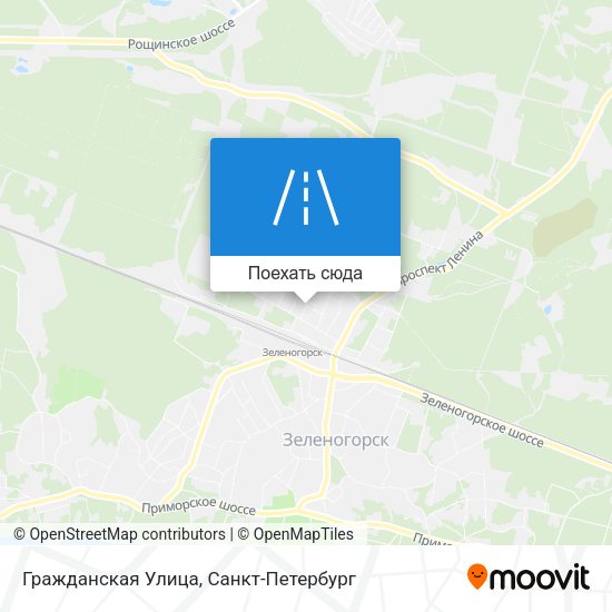 Карта Гражданская Улица
