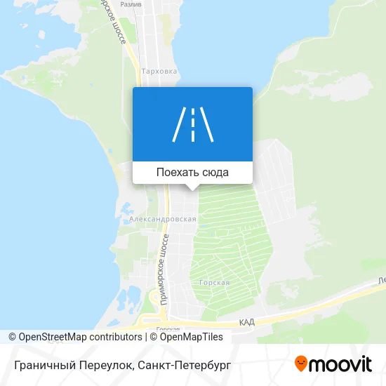 Карта Граничный Переулок