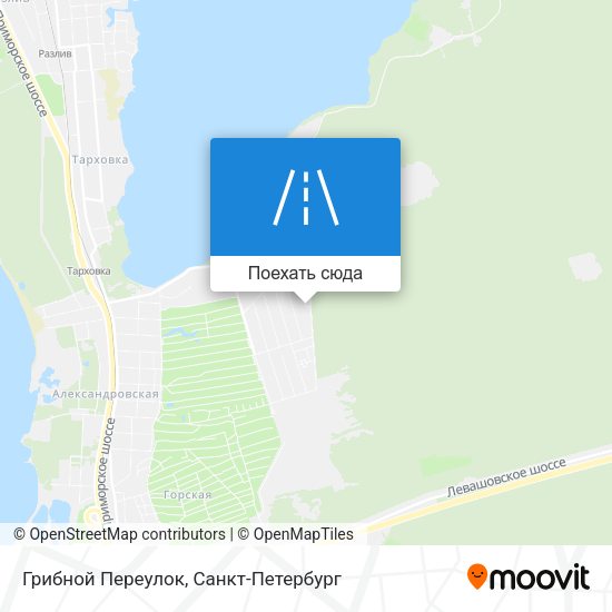 Карта Грибной Переулок