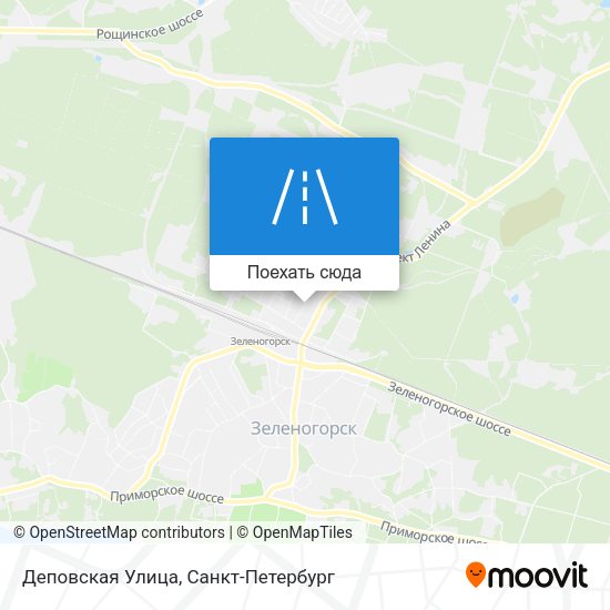 Карта Деповская Улица