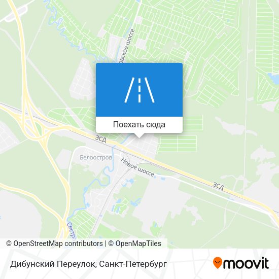 Карта Дибунский Переулок