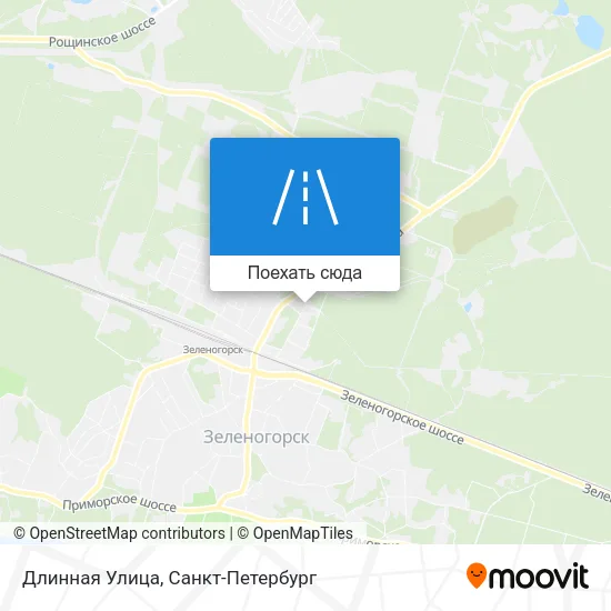 Карта Длинная Улица