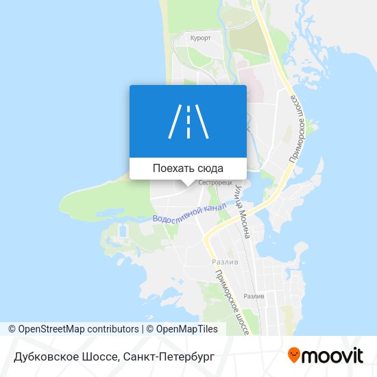 Карта Дубковское Шоссе
