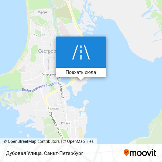 Карта Дубовая Улица