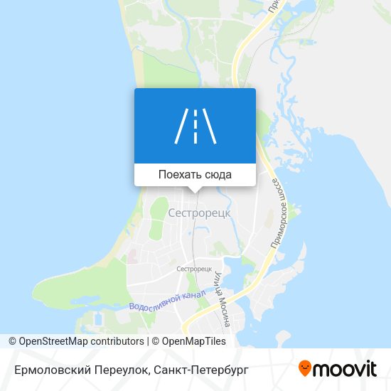 Карта Ермоловский Переулок