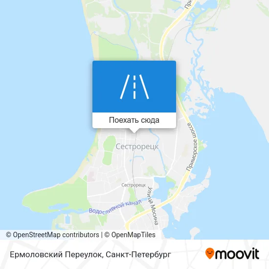 Карта Ермоловский Переулок