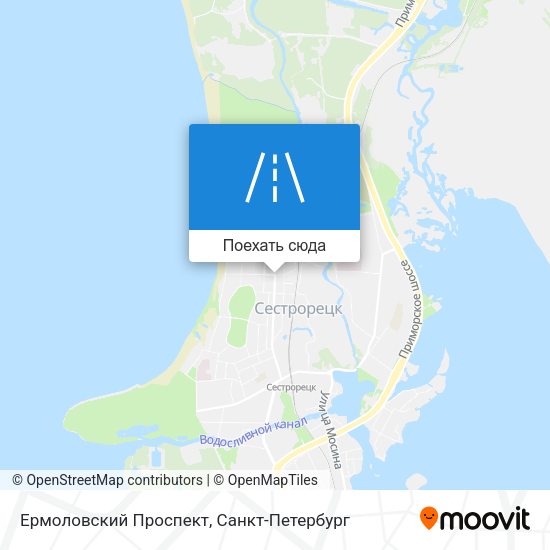 Карта Ермоловский Проспект