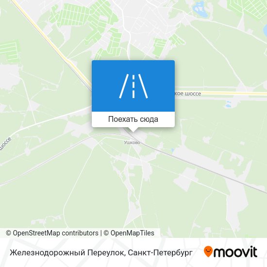 Карта Железнодорожный Переулок