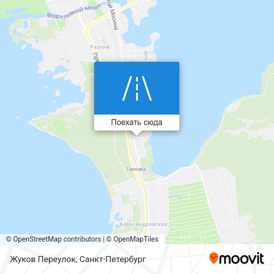 Карта Жуков Переулок