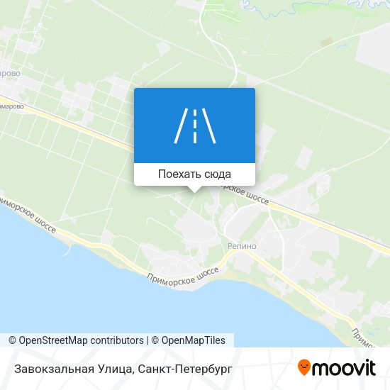Карта Завокзальная Улица