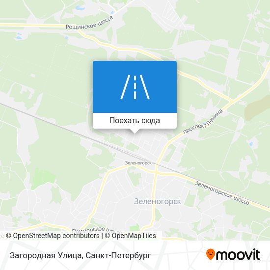 Карта Загородная Улица