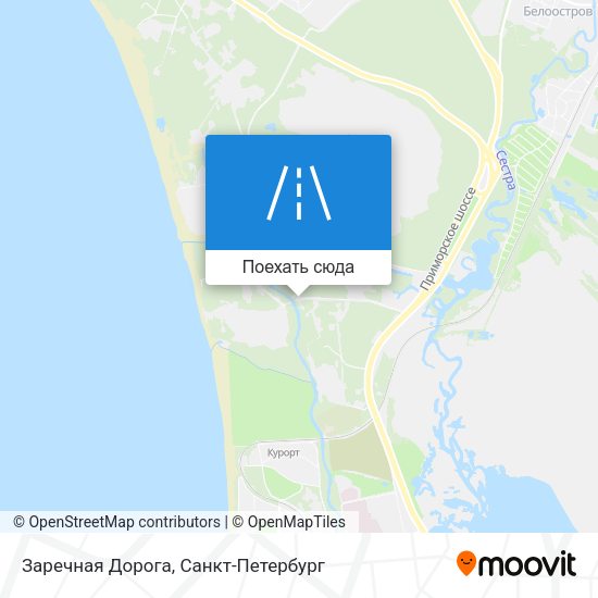 Карта Заречная Дорога