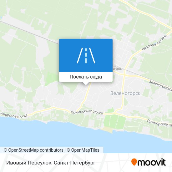 Карта Ивовый Переулок