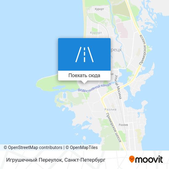 Карта Игрушечный Переулок