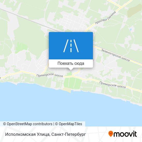 Карта Исполкомская Улица