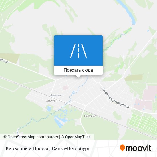 Карта Карьерный Проезд