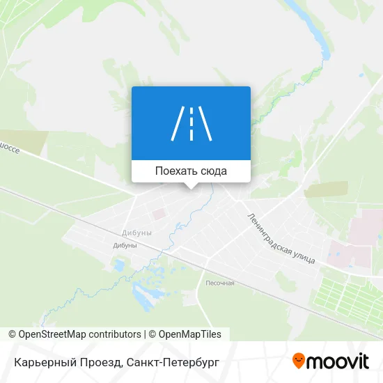 Карта Карьерный Проезд