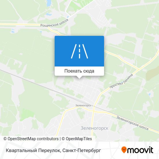 Карта Квартальный Переулок