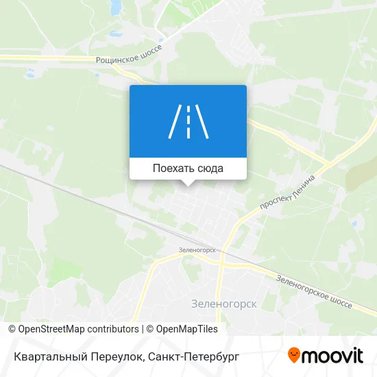 Карта Квартальный Переулок