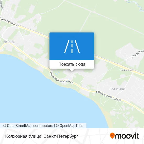 Карта Колхозная Улица