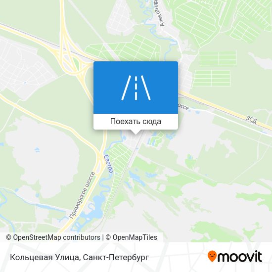 Карта Кольцевая Улица