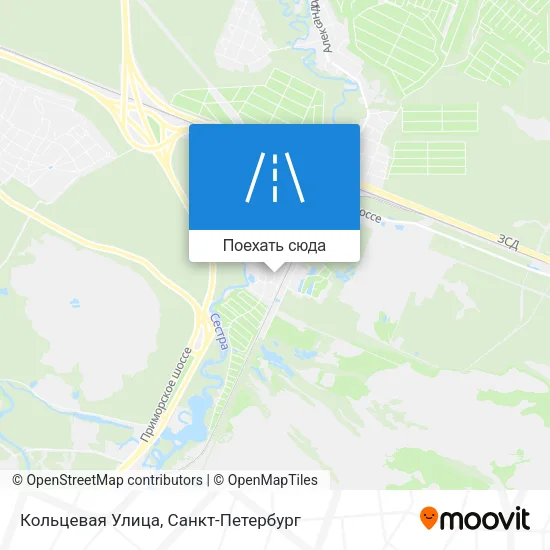 Карта Кольцевая Улица