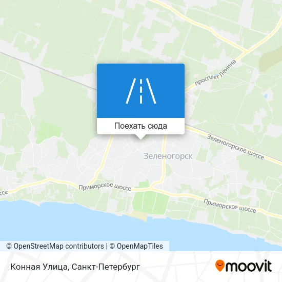 Карта Конная Улица