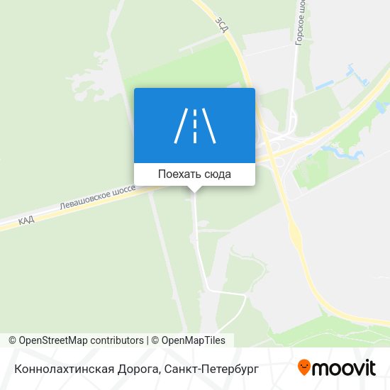 Карта Коннолахтинская Дорога