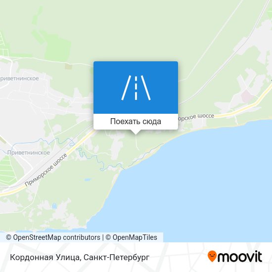 Карта Кордонная Улица