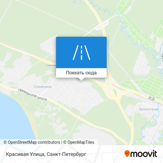Карта Красивая Улица