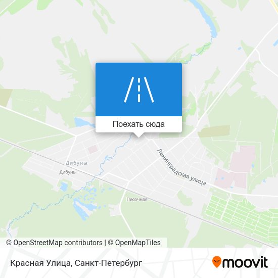 Карта Красная Улица