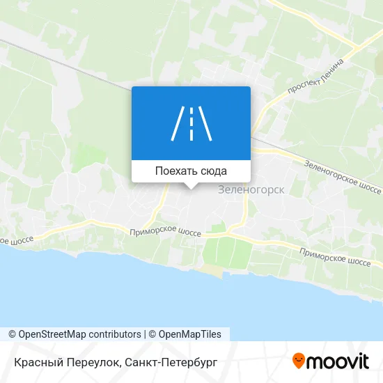 Карта Красный Переулок