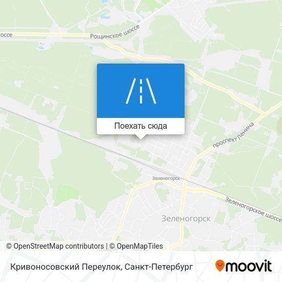 Карта Кривоносовский Переулок