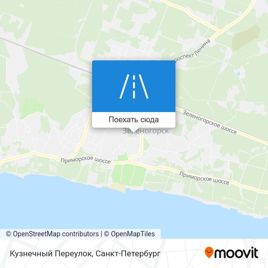 Карта Кузнечный Переулок
