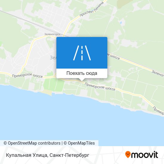 Карта Купальная Улица