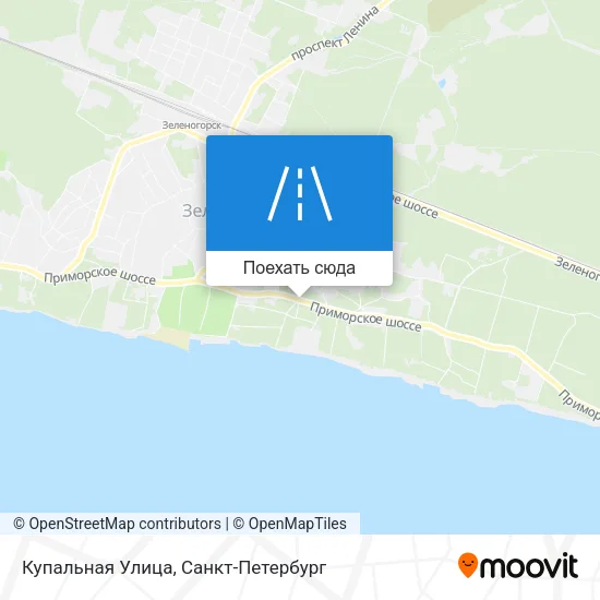 Карта Купальная Улица