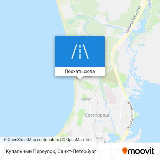 Карта Купальный Переулок