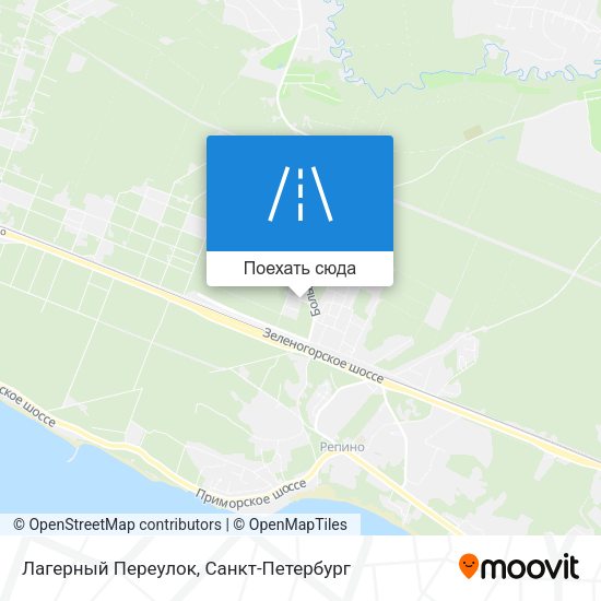 Карта Лагерный Переулок