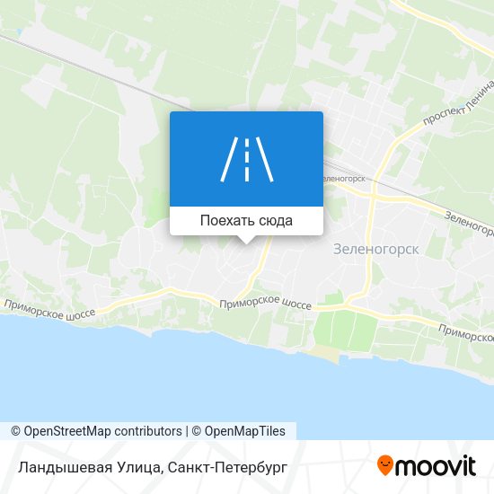 Карта Ландышевая Улица