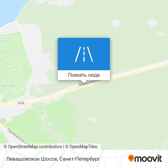 Карта Левашовское Шоссе