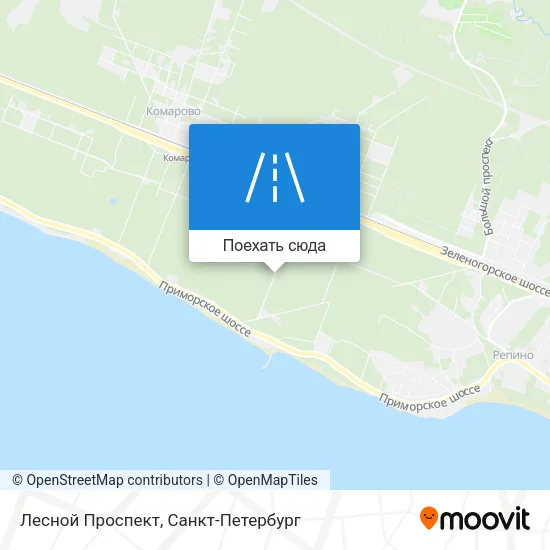 Карта Лесной Проспект